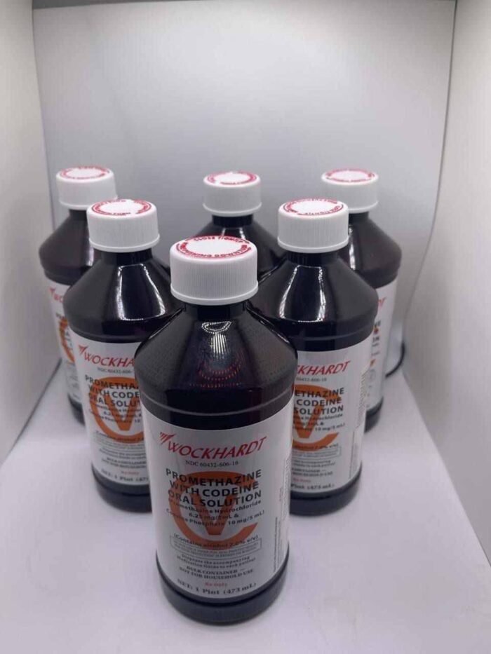 Wockhardt Promethazine Codeine Syrup Plain bottle for cough and cold treatment
