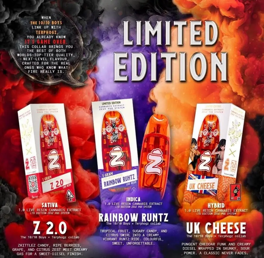 1010-Boys-X-Terphogz-1-gram-live-resin-kit 10/10 Boys x Terphogz – 1 Gram Live Resin Kit | Premium Live Resin Pod